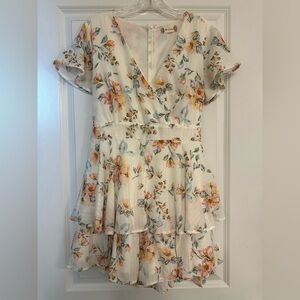 Altard State Floral Ruffle Skort Dress